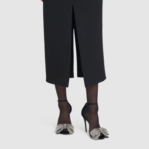 Dolce&Gabbana 100MM Crystal-Embellished Bow Sandals size 39 - Picture 3 of 16